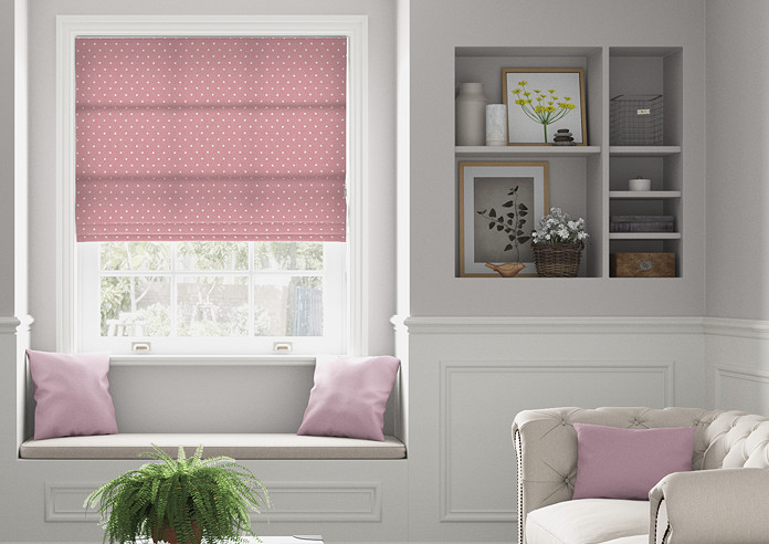 Dotty, Rose - Roman Blind - Image 3